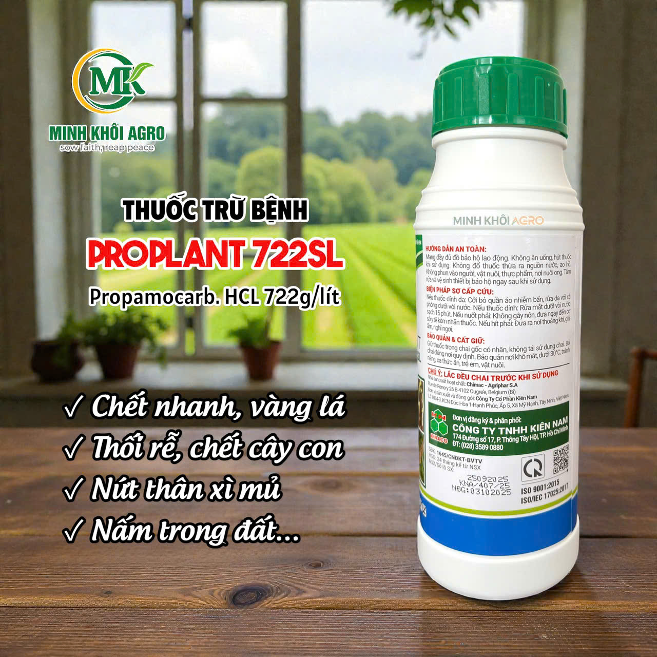 Thuốc trừ bệnh Proplant 722SL - Chai 480ml